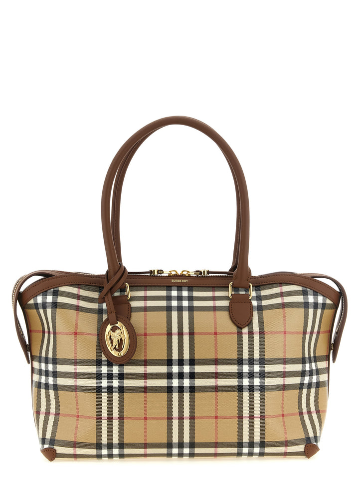 Burberry Beige Cotton Tote Bag