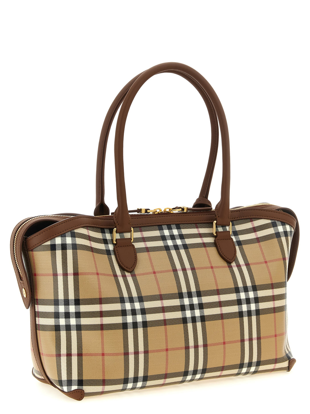 Burberry Beige Cotton Tote Bag