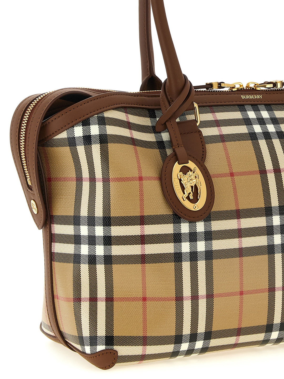Burberry Beige Cotton Tote Bag