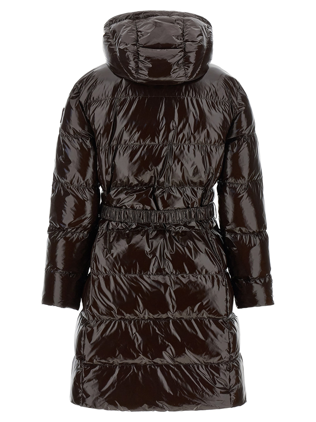 PINKO Brown Polyamide Full-Length Jacket