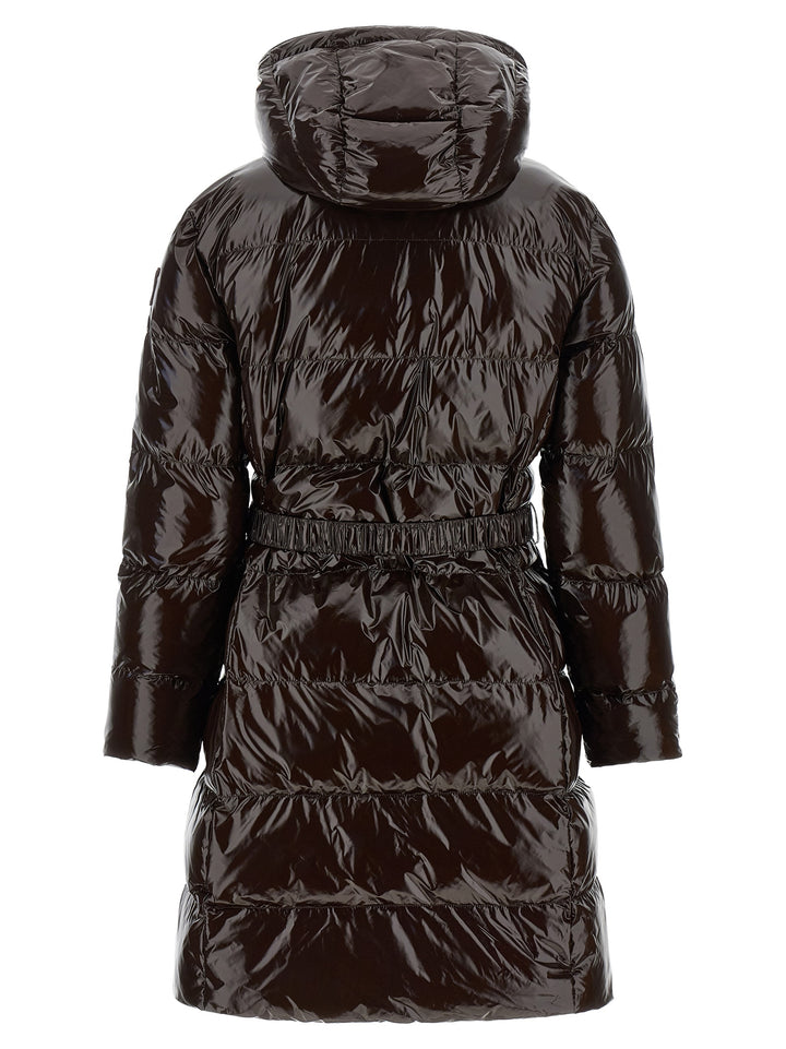 PINKO Brown Polyamide Full-Length Jacket