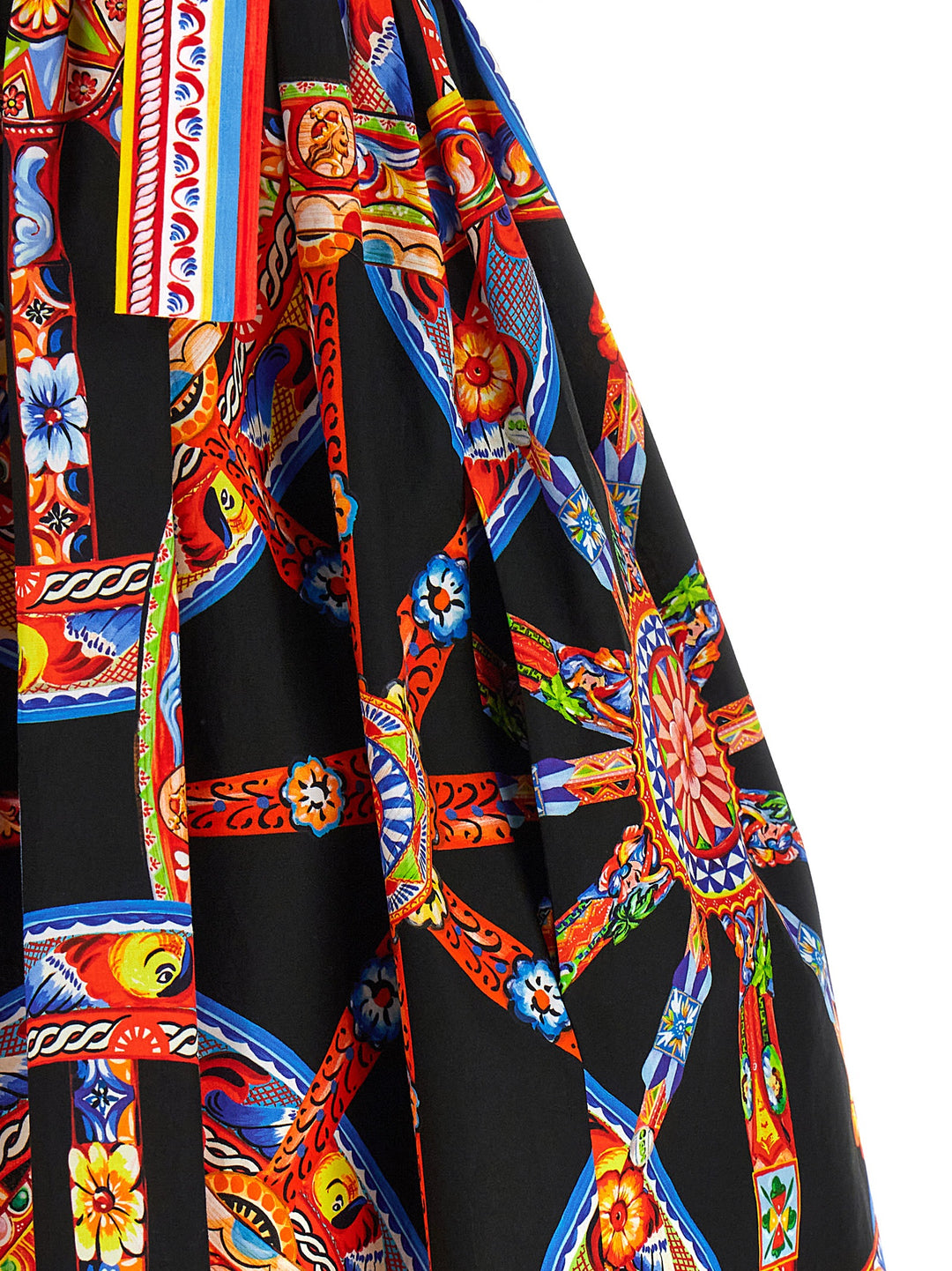 Dolce & Gabbana Multicolor Cotton Short Dress