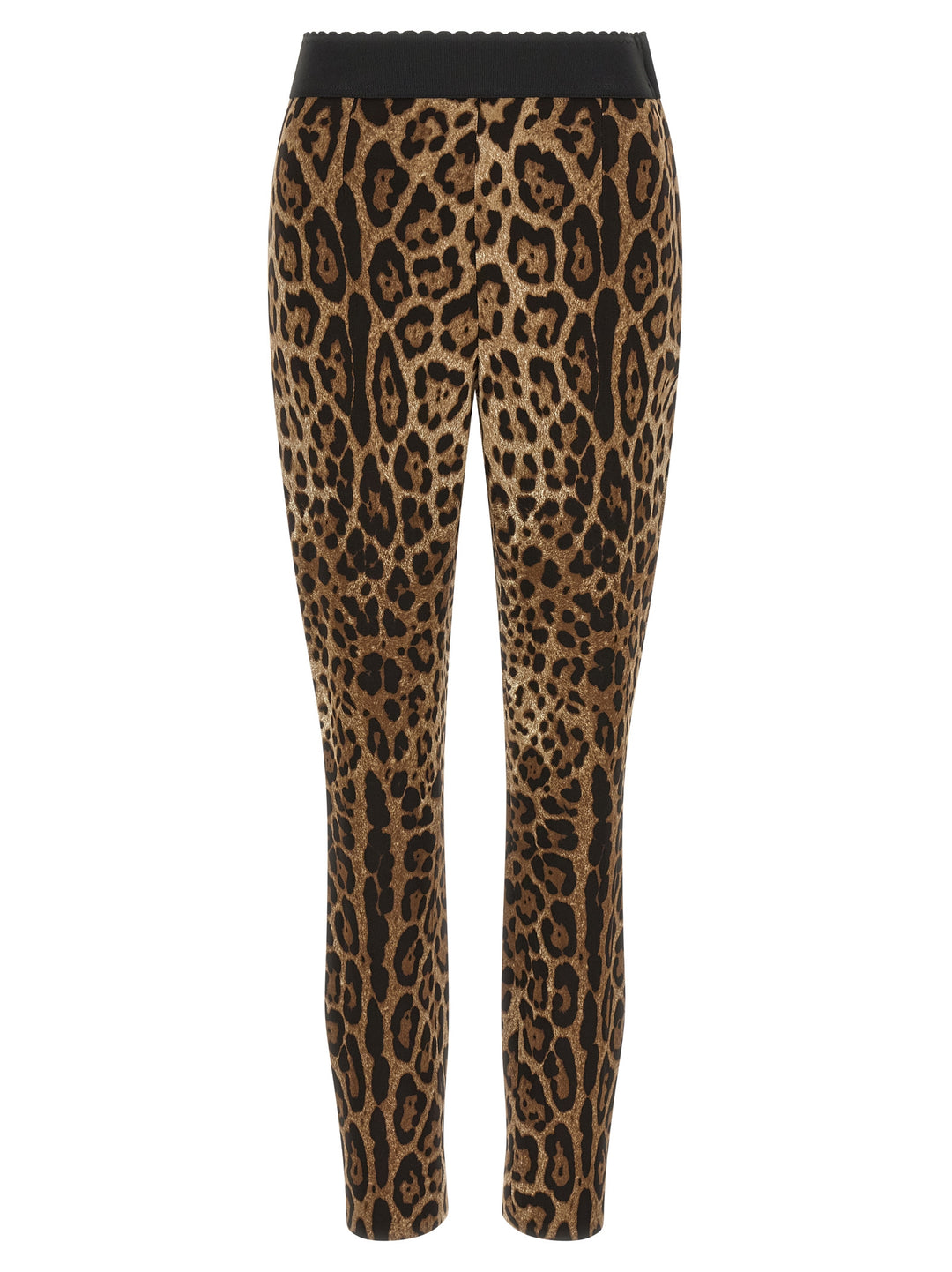 Dolce & Gabbana Brown Viscose Leggings
