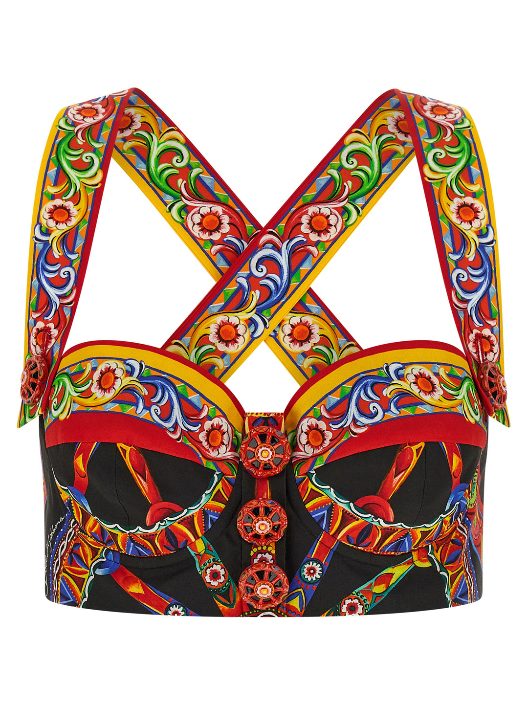 Dolce & Gabbana Multicolor Cotton Blouse