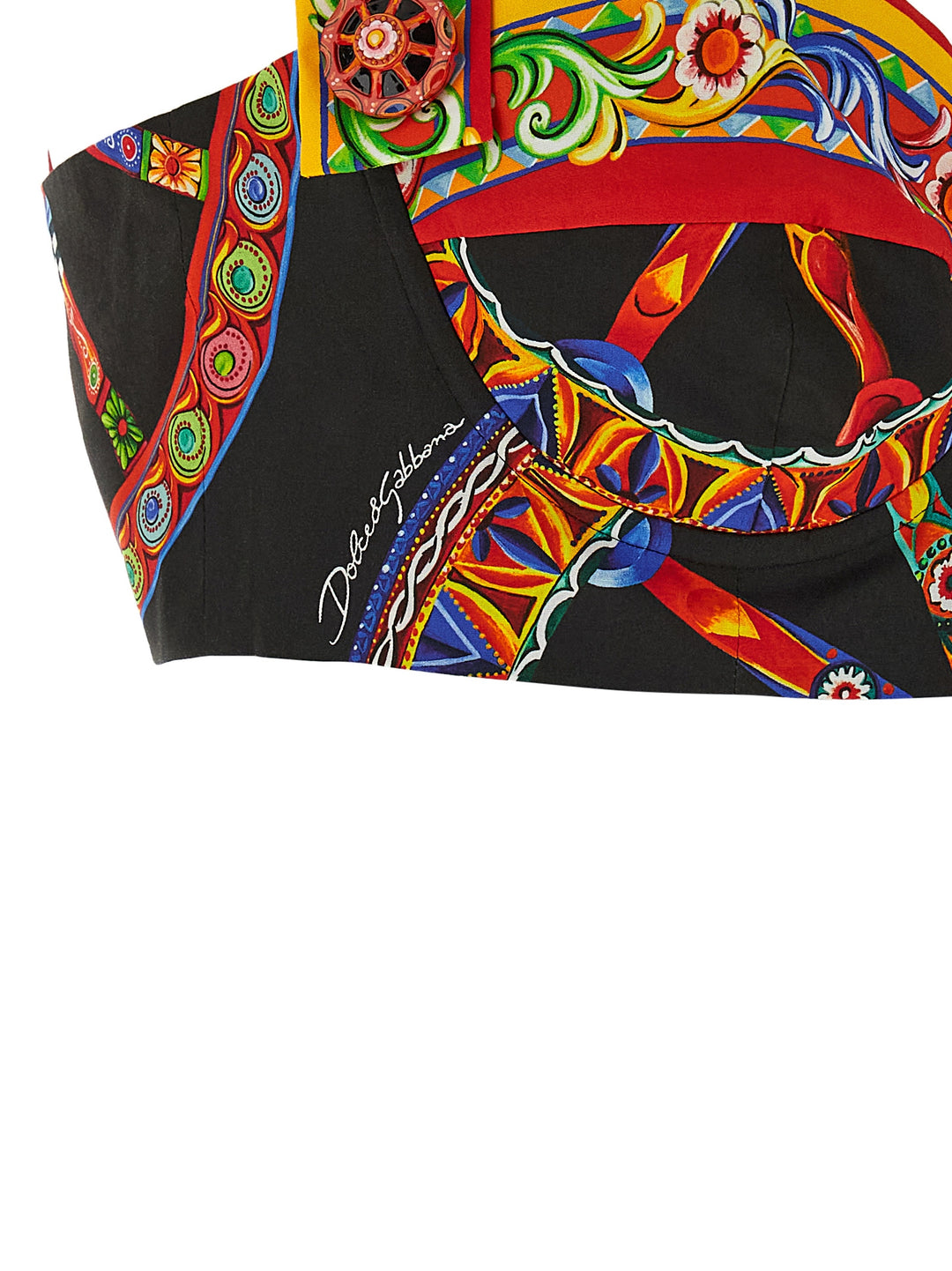 Dolce & Gabbana Multicolor Cotton Blouse