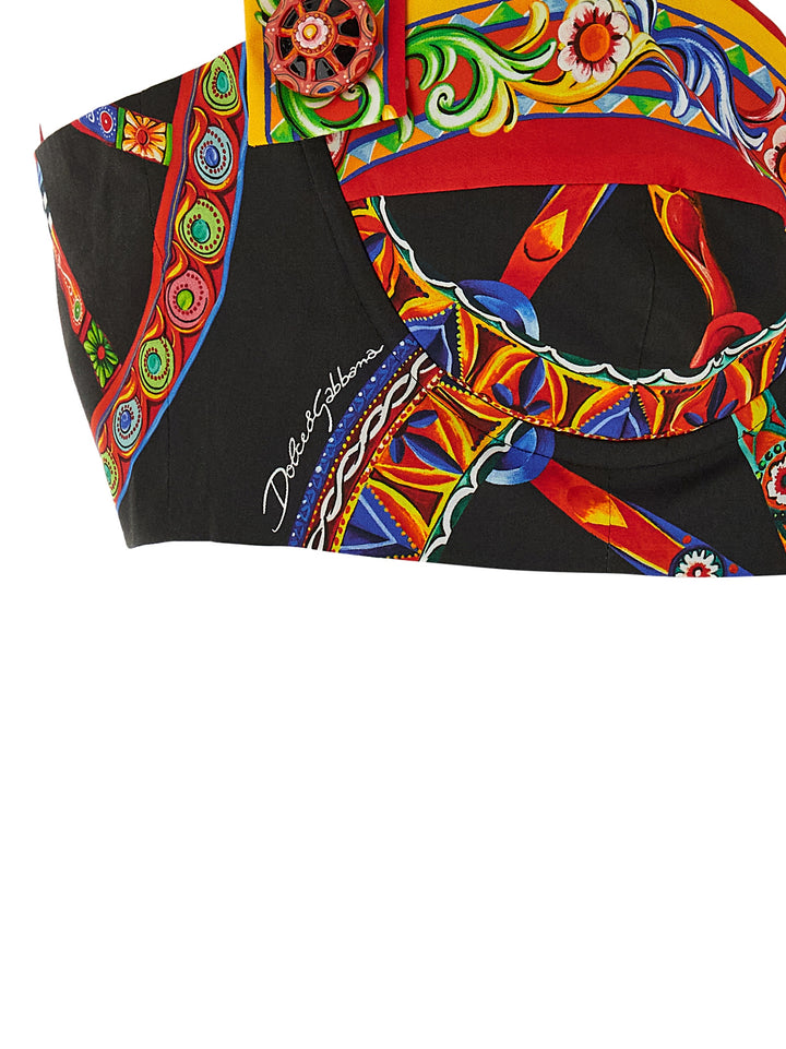 Dolce & Gabbana Multicolor Cotton Blouse