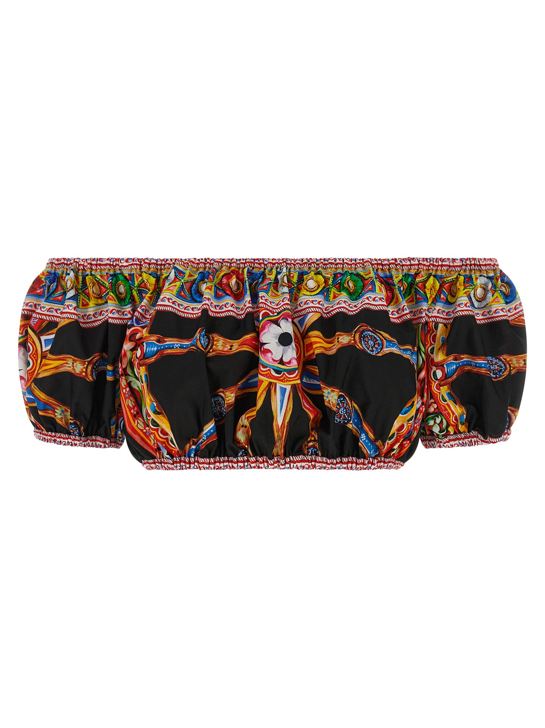 Dolce & Gabbana Multicolor Cotton Pattern Shirt
