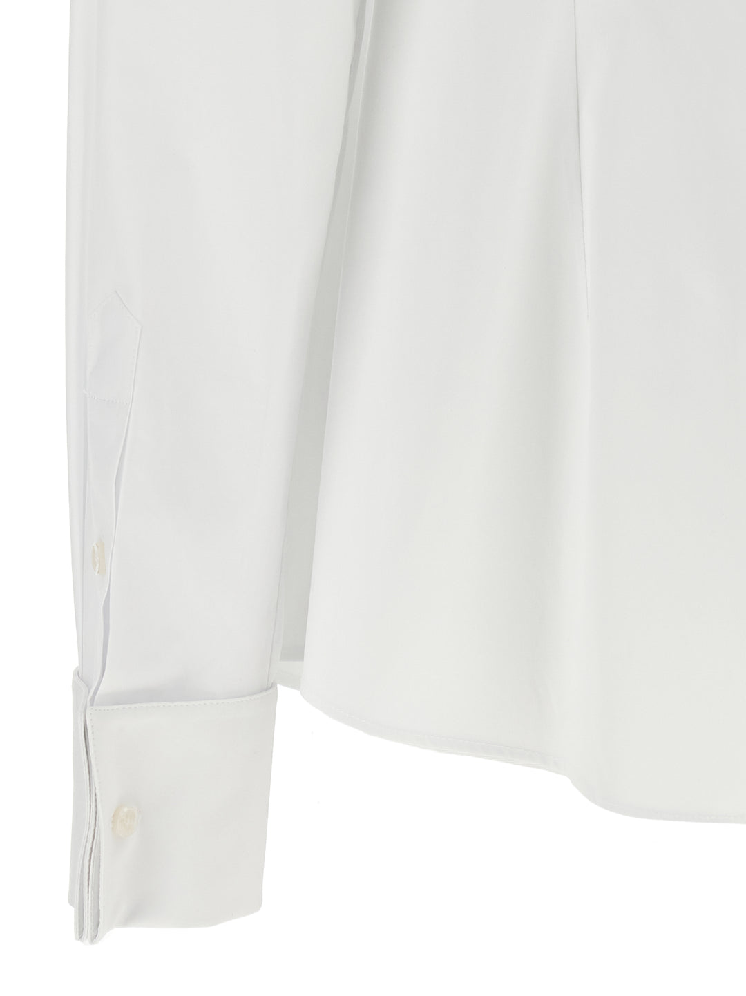 Dolce & Gabbana White Cotton Blouse