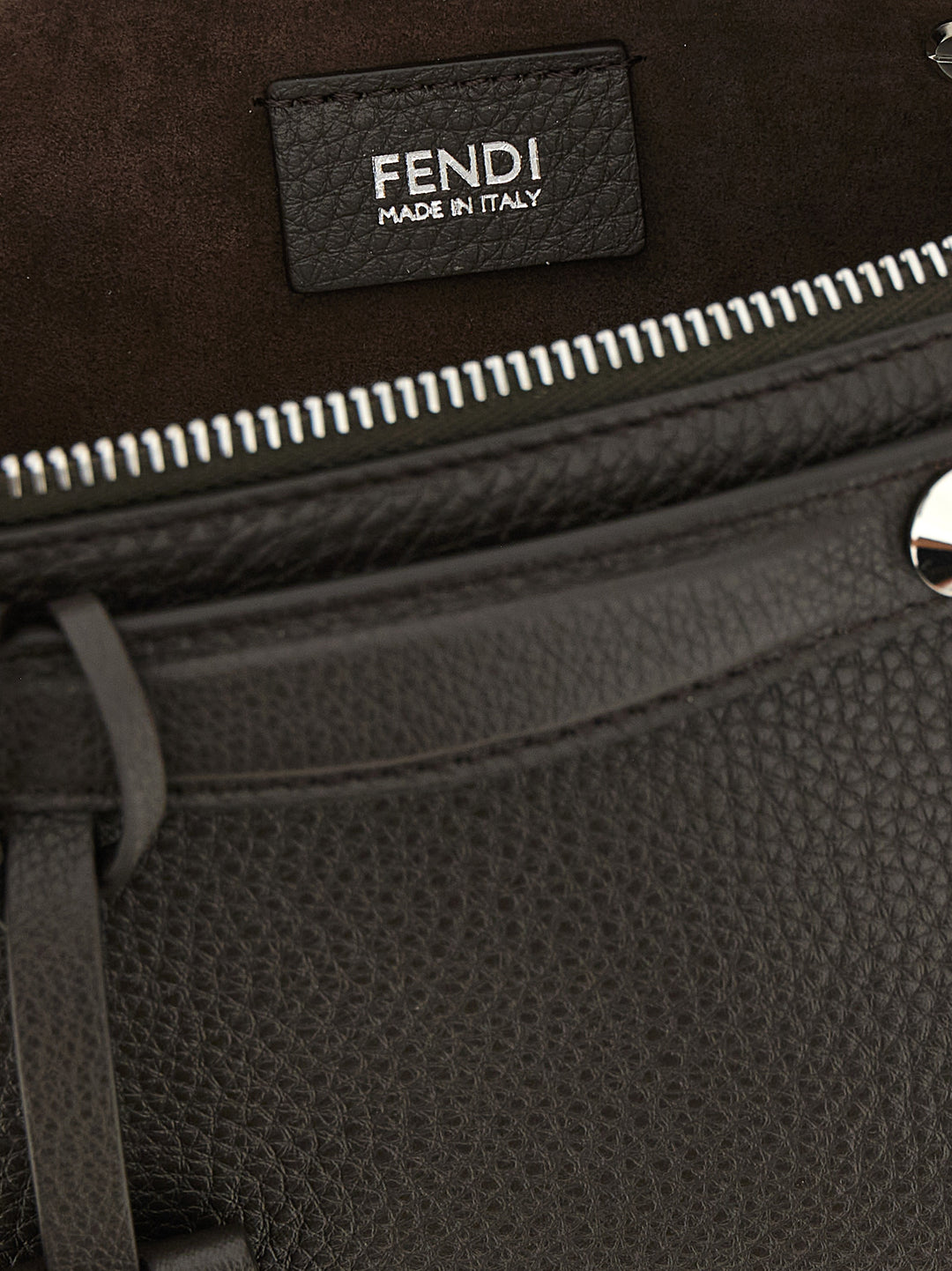 Fendi Brown Calfskin Handbag