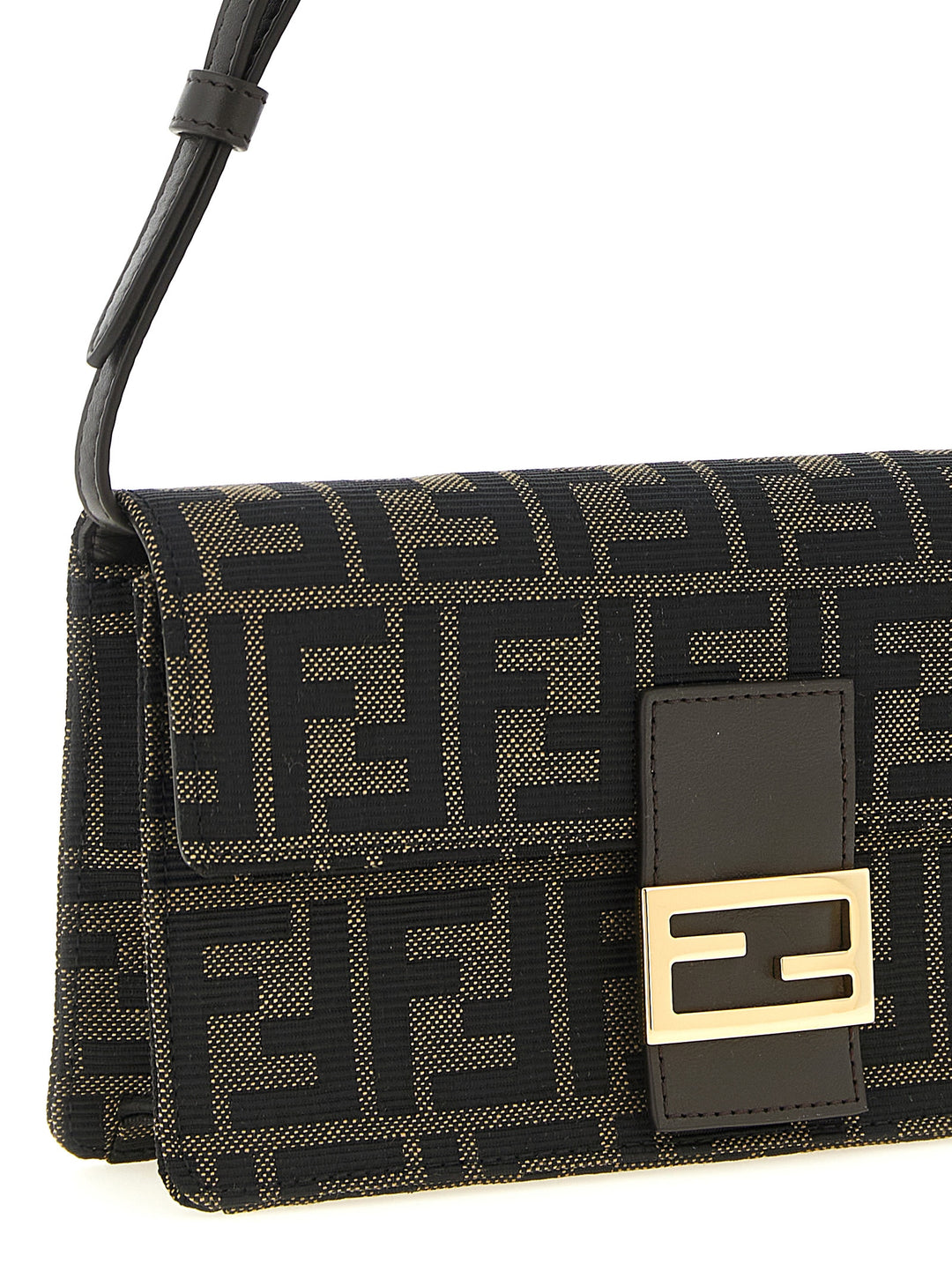 Fendi Brown Polyester Cardholder