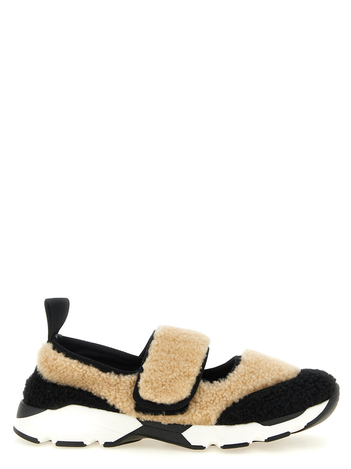 Marni Bicolor Lamb Leather Chunky Sneakers