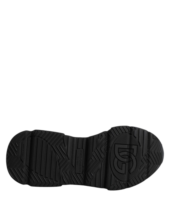 Dolce & Gabbana White Black Daymaster Two Tone Sneaker Shoes