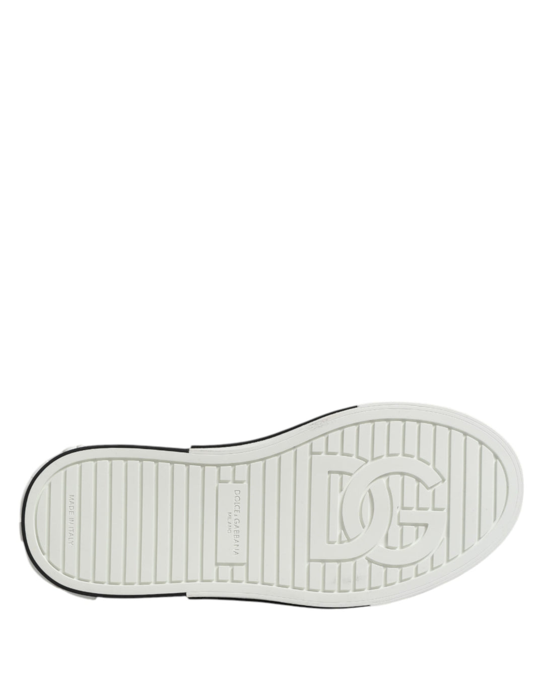 Dolce & Gabbana White Perforated Custom 2.Zero Sneakers Shoes