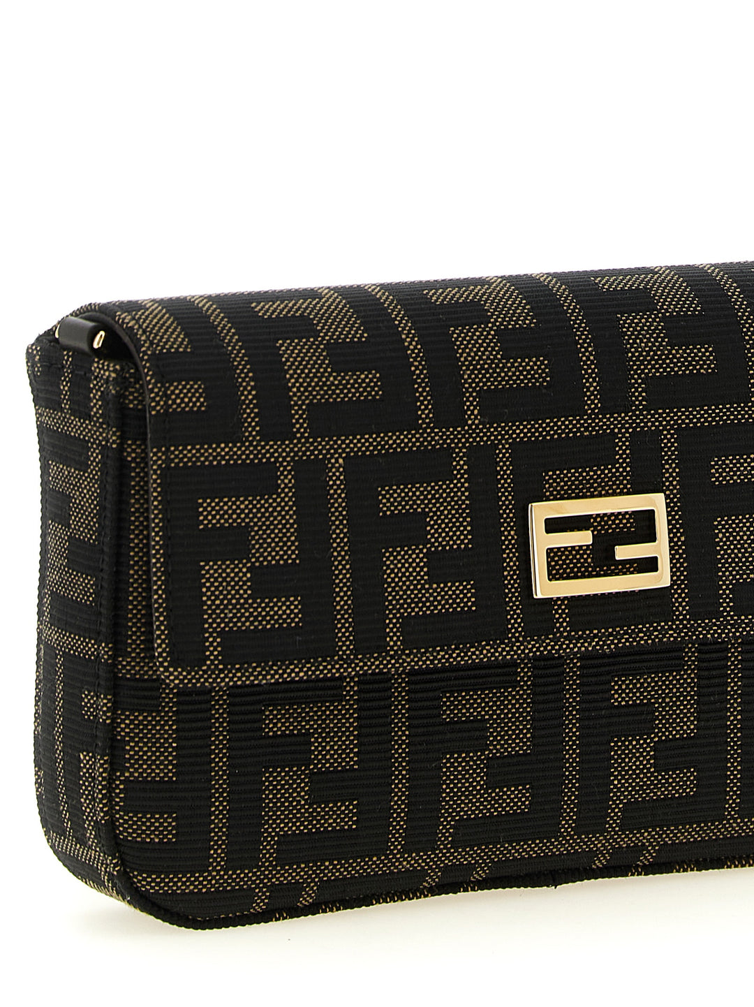 Fendi Brown Polyester Cardholder