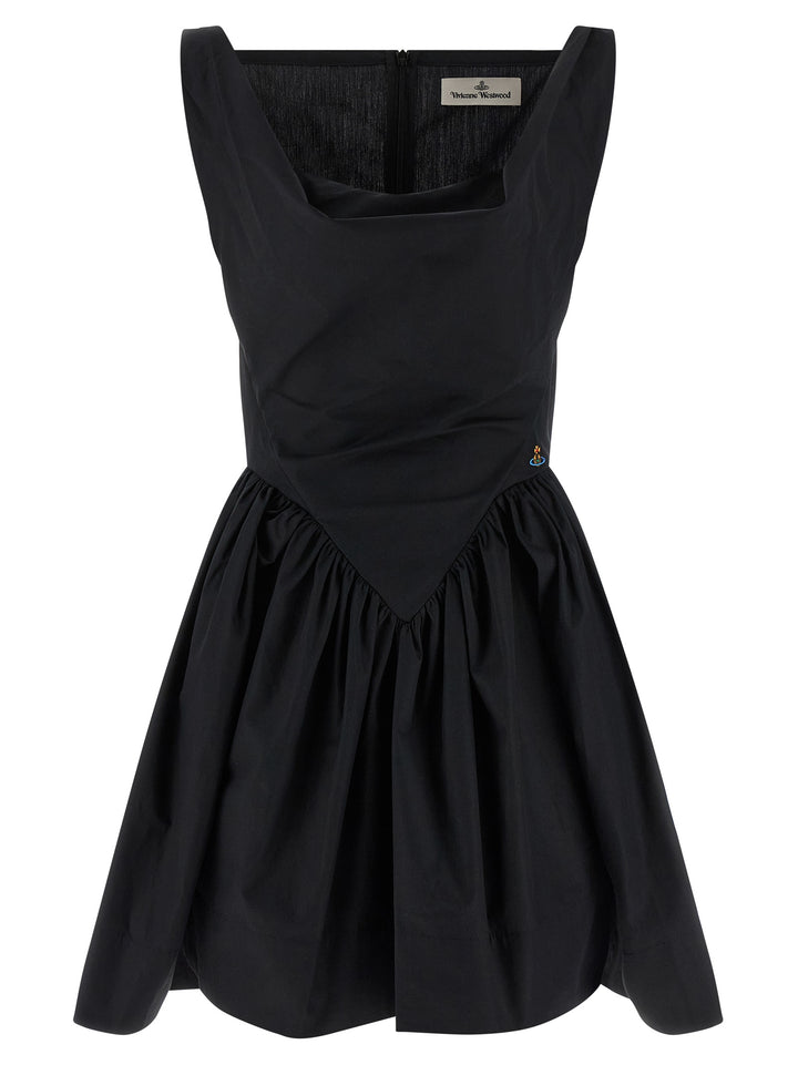 Vivienne Westwood Black Cotton Short Dress