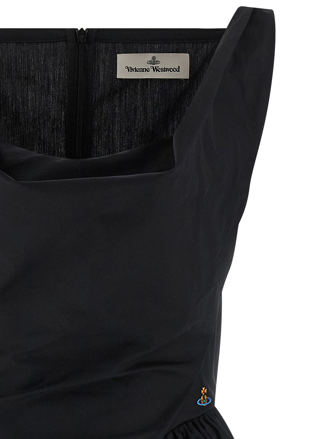 Vivienne Westwood Black Cotton Short Dress