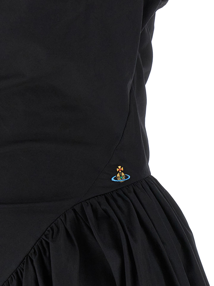Vivienne Westwood Black Cotton Short Dress