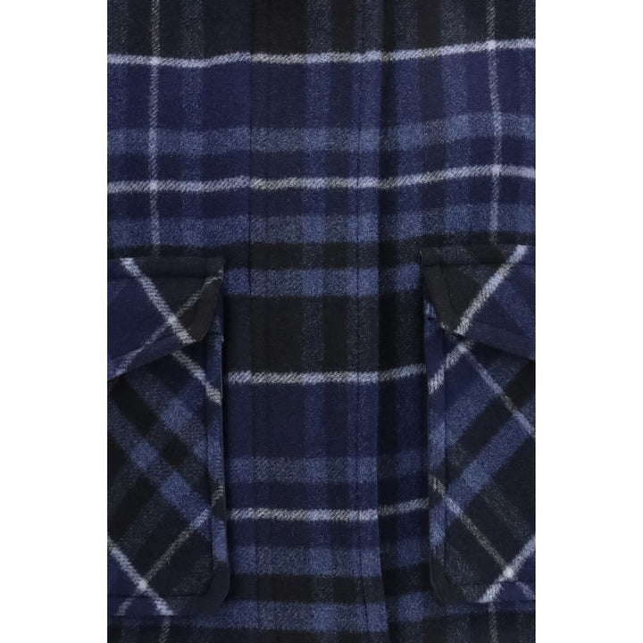 PINKO Blue Wool Oves Aries Shell Jacket