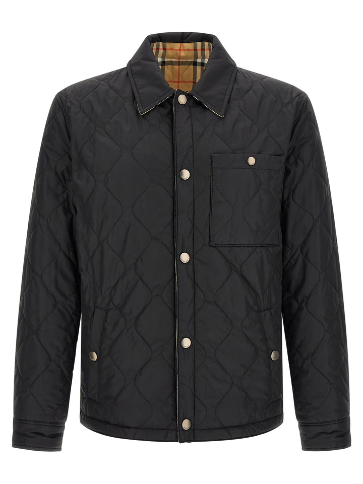 Burberry Black Polyamide Full-Length Jacket