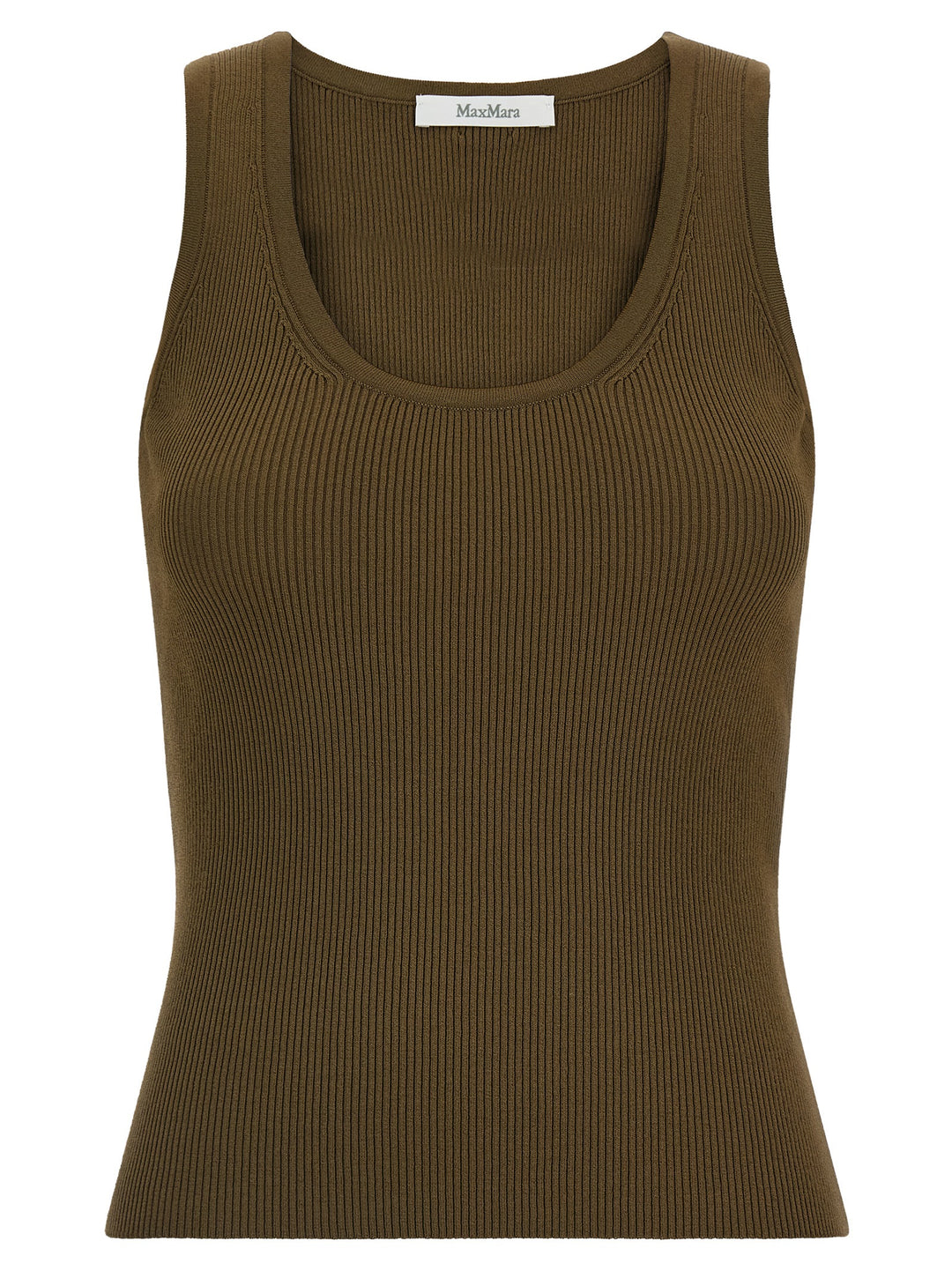 Max Mara Bicolor Viscose Sleeveles T-Shirt