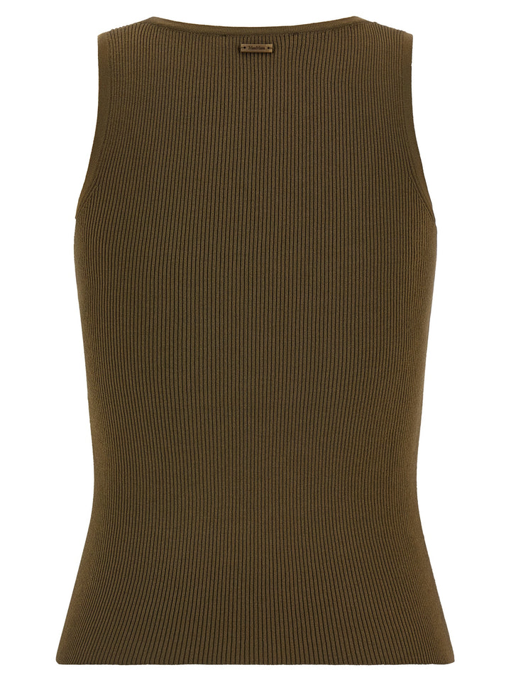 Max Mara Bicolor Viscose Sleeveles T-Shirt