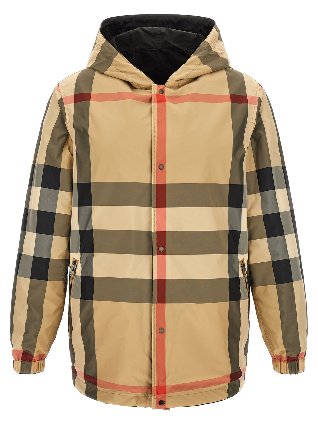 Burberry Black Polyester Coat
