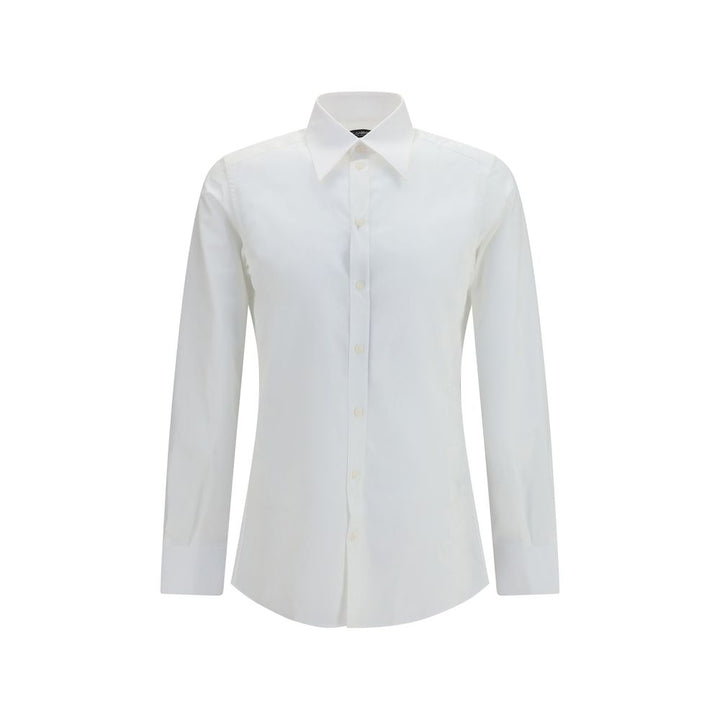 Dolce & Gabbana White Cotton Dress Shirt