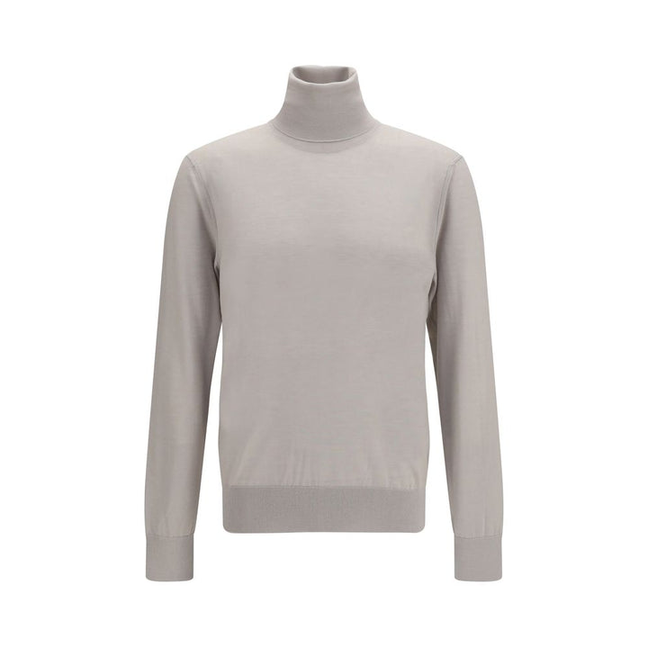 Dolce & Gabbana Beige Cashmere Turtleneck
