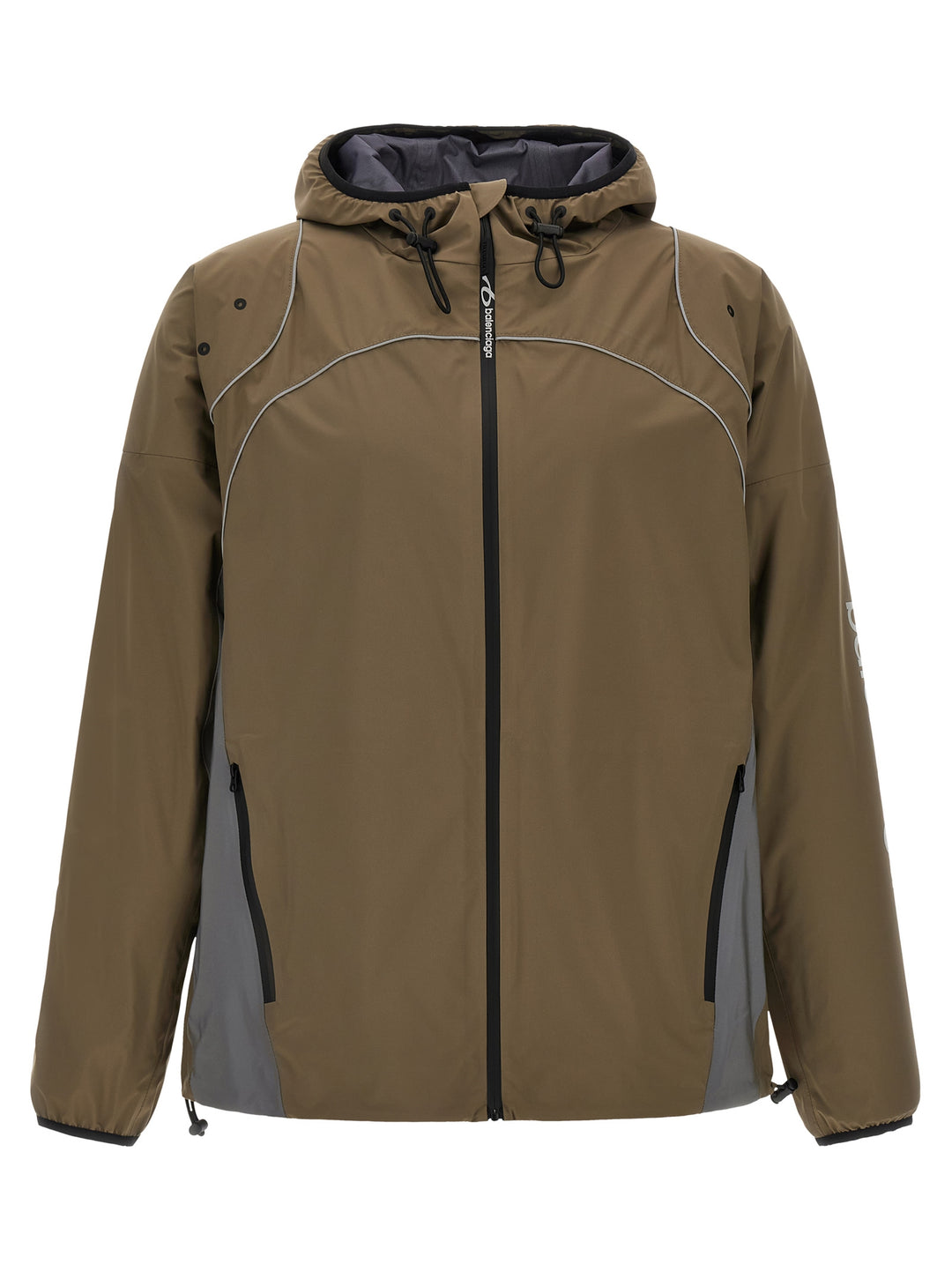 Balenciaga Gray Polyester Parka
