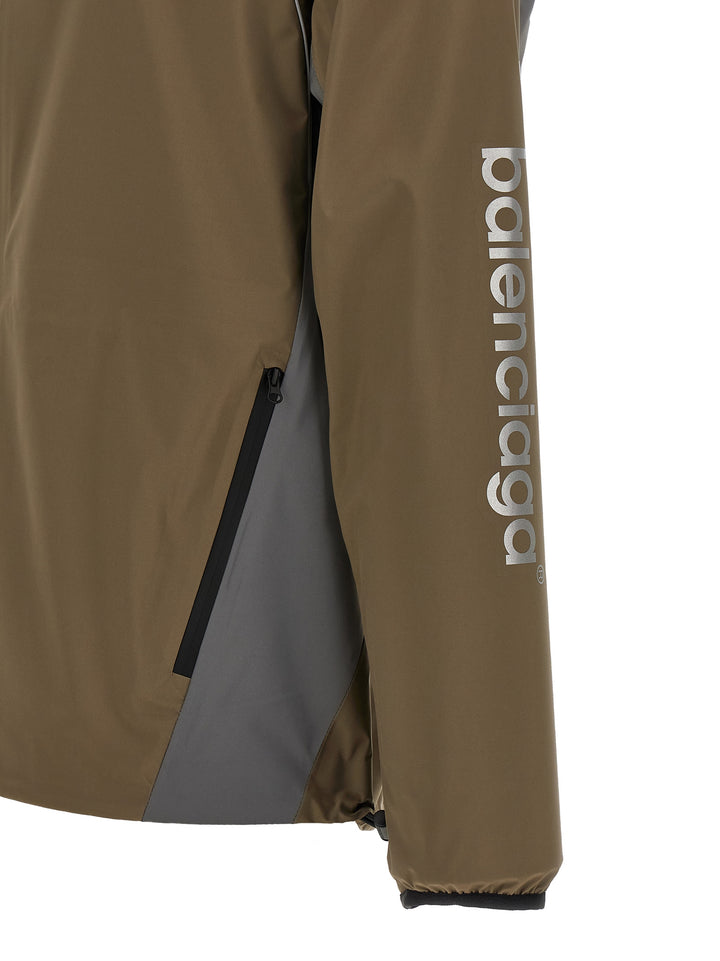 Balenciaga Gray Polyester Parka