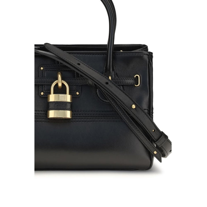 Chloé Black Buffalo Leather Shoulder Bag