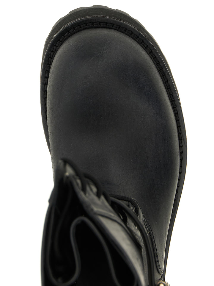Balenciaga Black Calfskin Ankle Boots