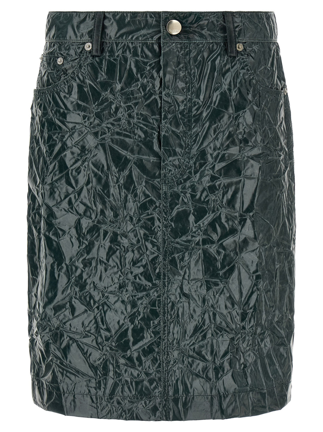 Marni Bicolor Polyester Midi Skirt