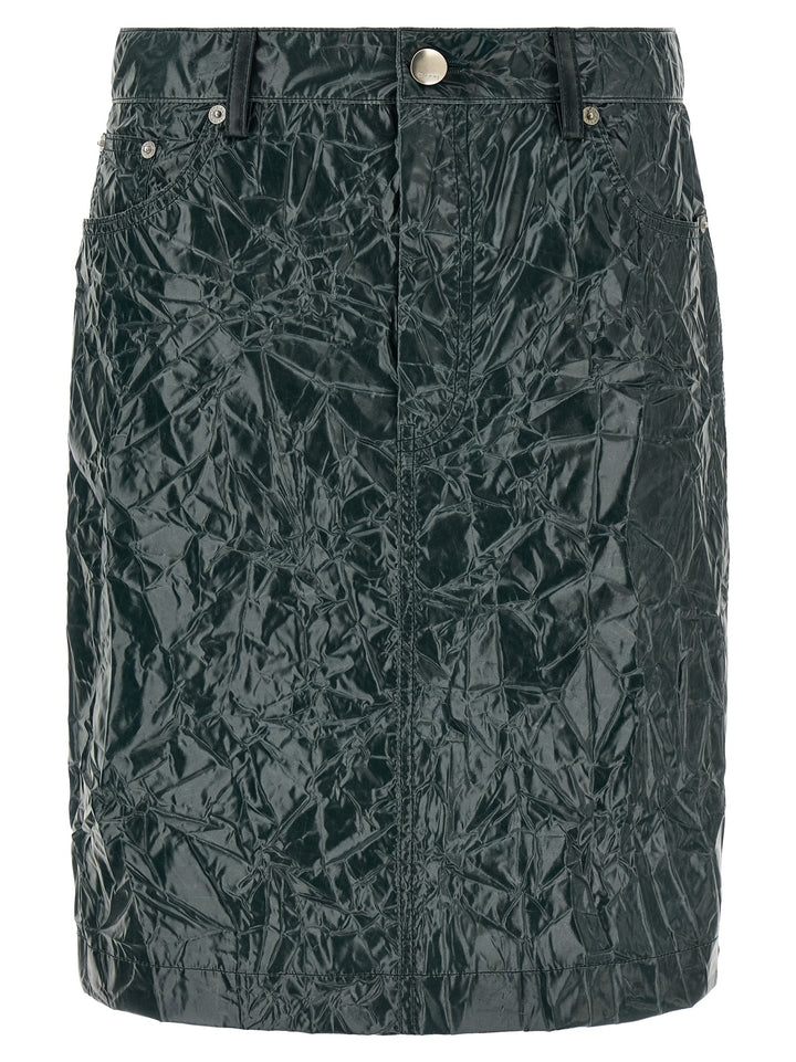 Marni Bicolor Polyester Midi Skirt