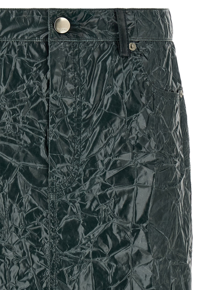 Marni Bicolor Polyester Midi Skirt