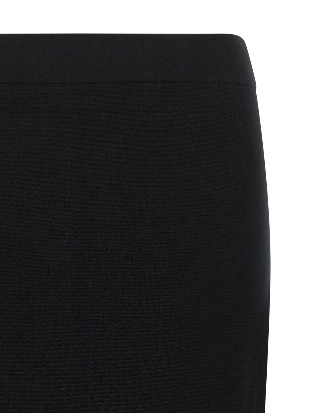 Max Mara Black Viscose Midi Skirt