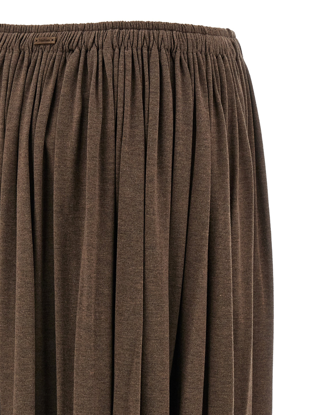 Max Mara Brown Lyocell Mini Skirt