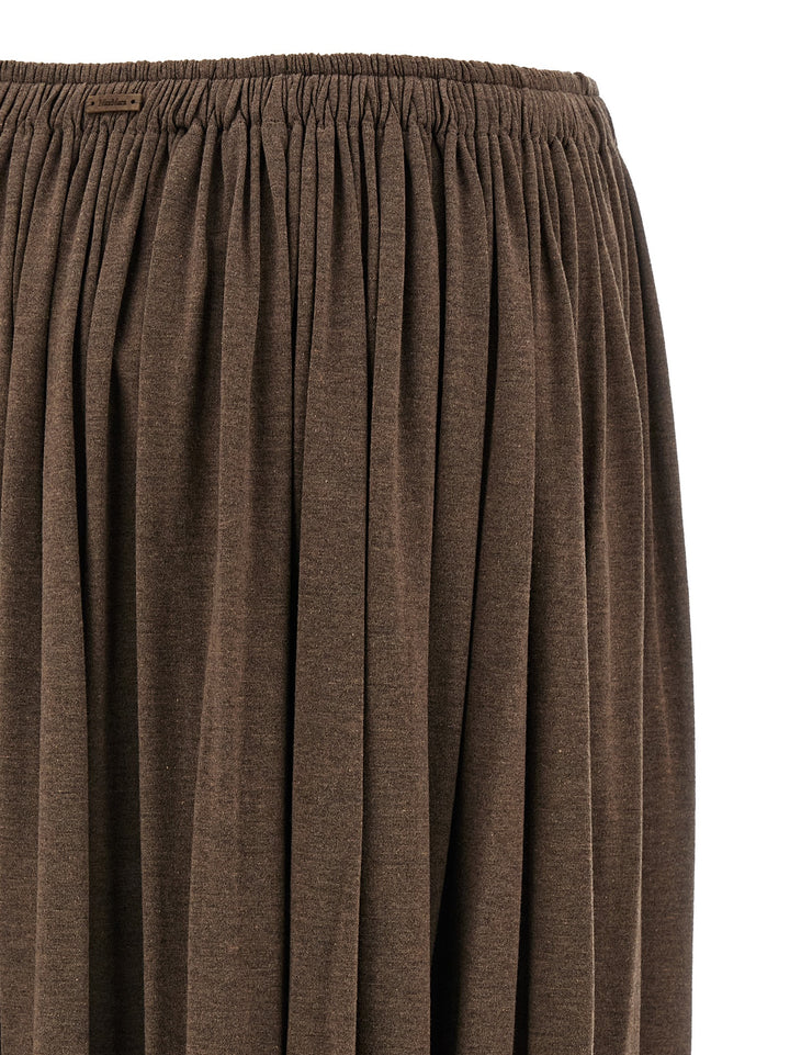 Max Mara Brown Lyocell Mini Skirt