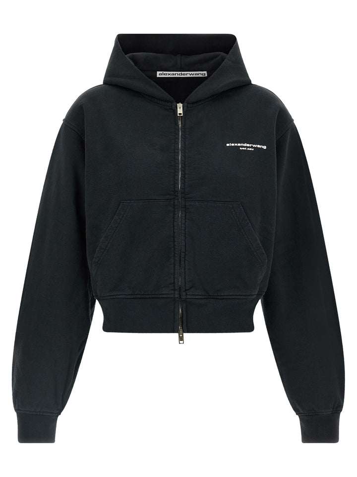 Alexander Wang Black Cotton Sweatshirt