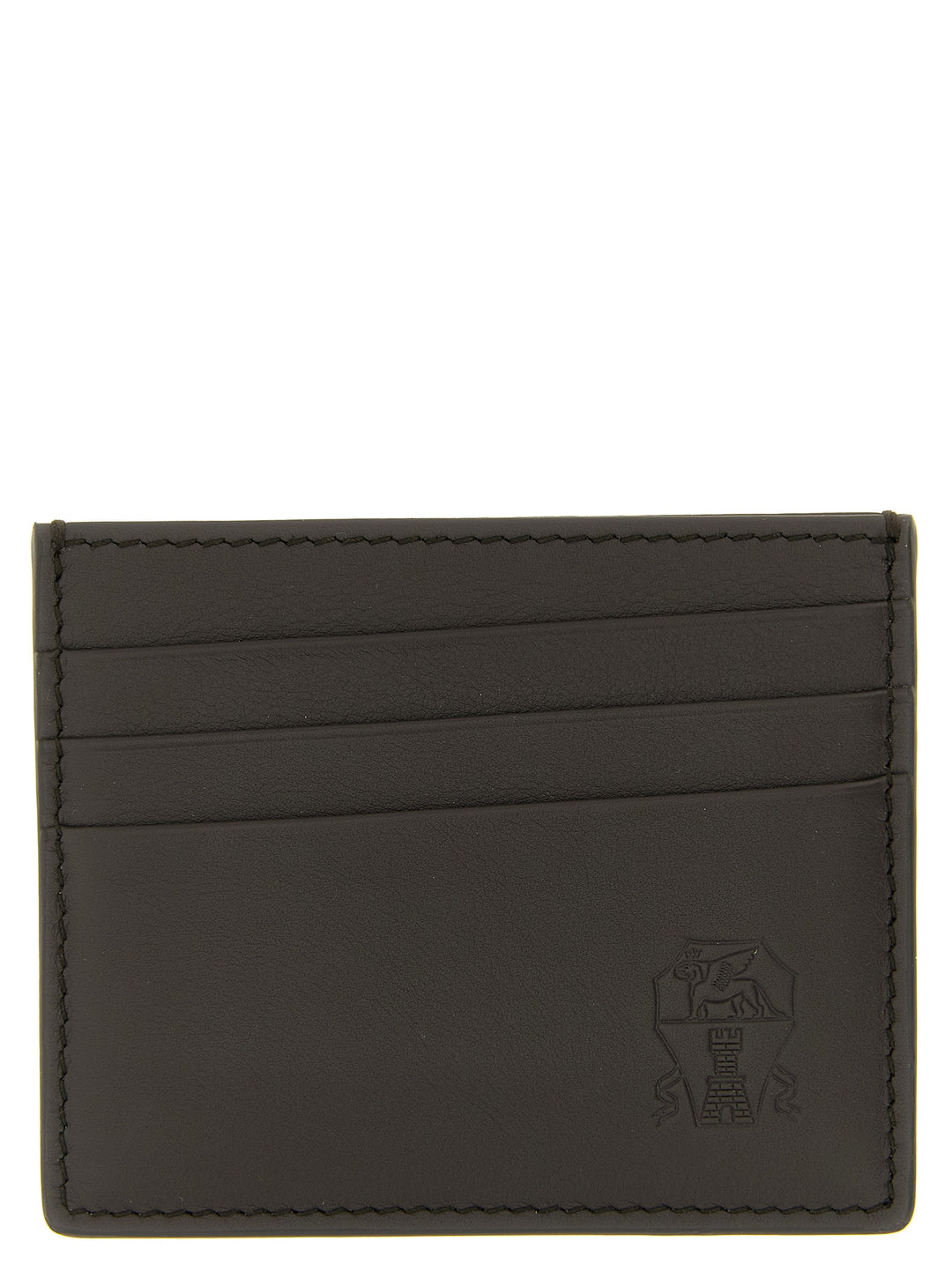 Brunello Cucinelli Black Calfskin Cardholder