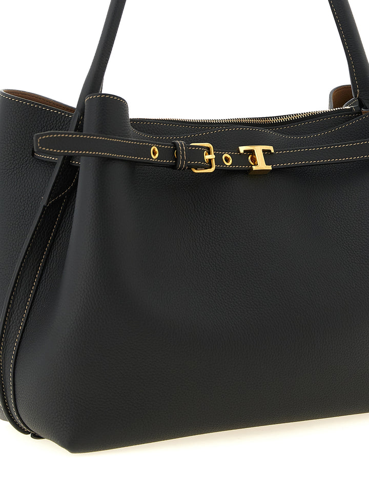 Tod's Black Calfskin Handbag