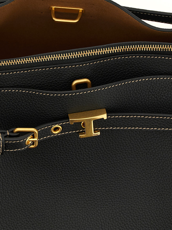 Tod's Black Calfskin Handbag