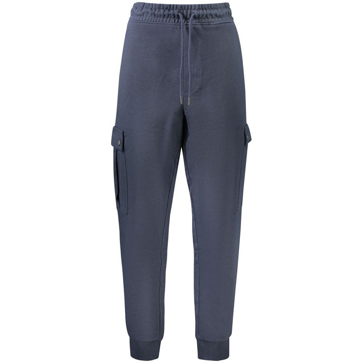 Hugo Boss Blue Cotton Men's Trouser