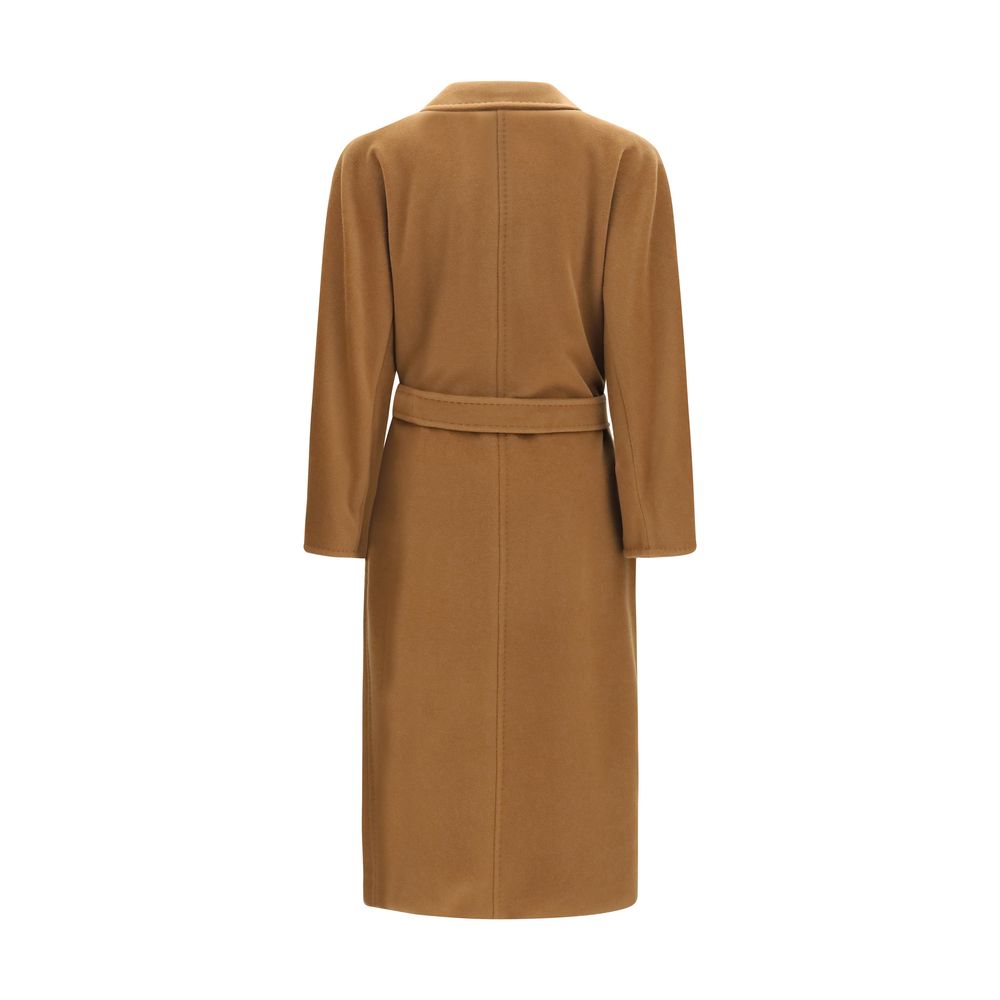 Max Mara Brown Wool Oves Aries Coat