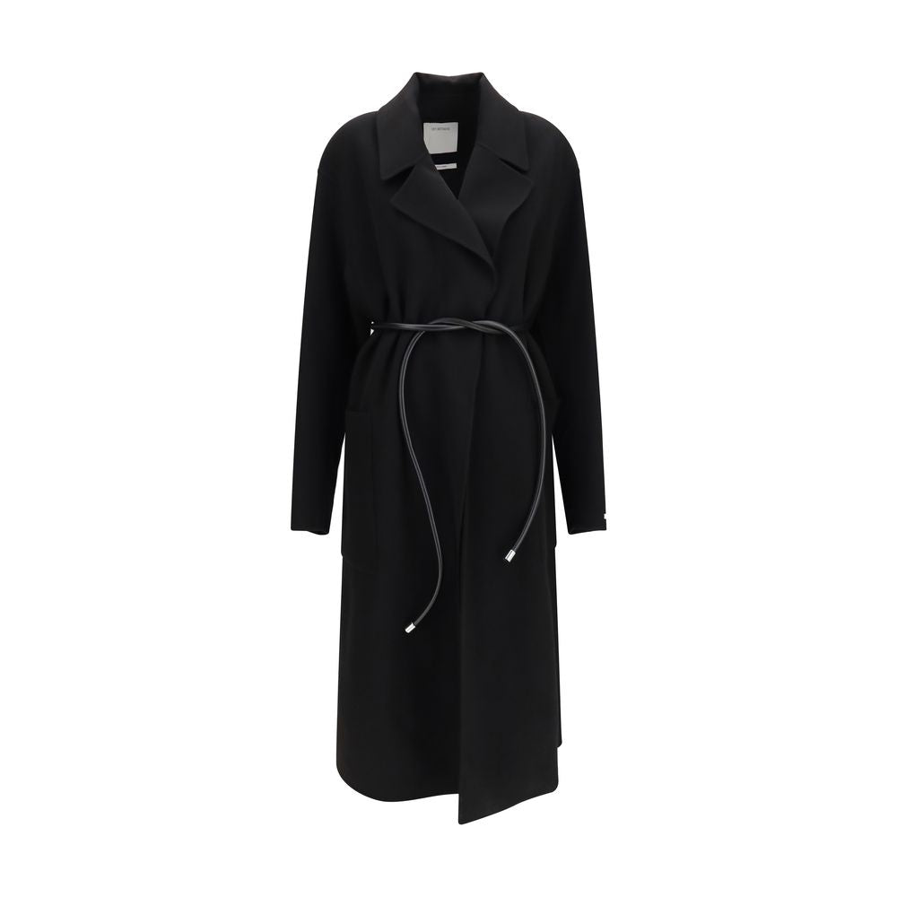Max Mara Black Wool Oves Aries Coat