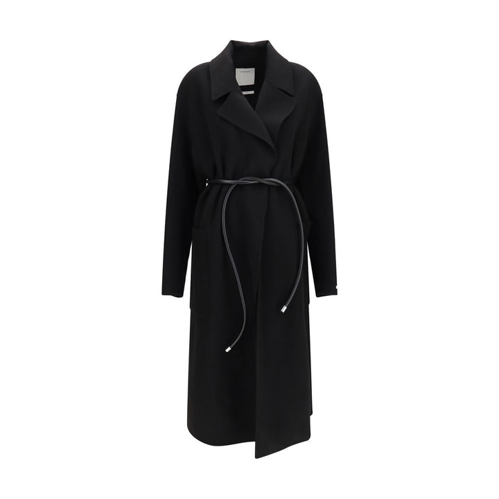 Max Mara Black Wool Oves Aries Coat