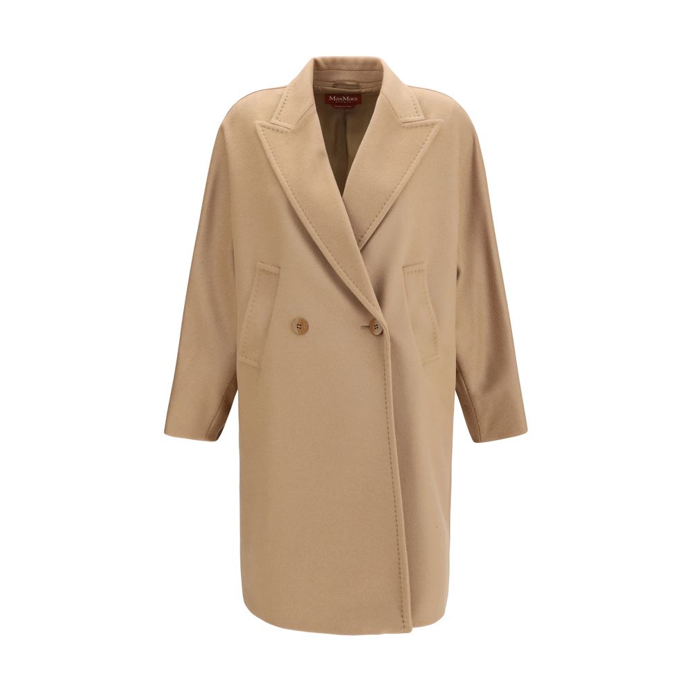 Max Mara Beige Wool Oves Aries Coat