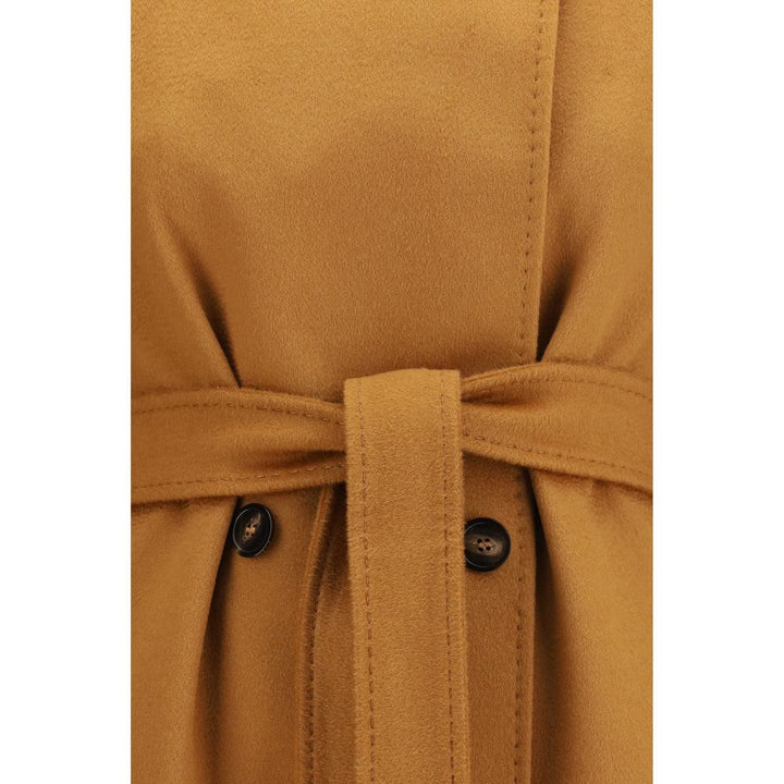 Max Mara Beige Wool Oves Aries Coat