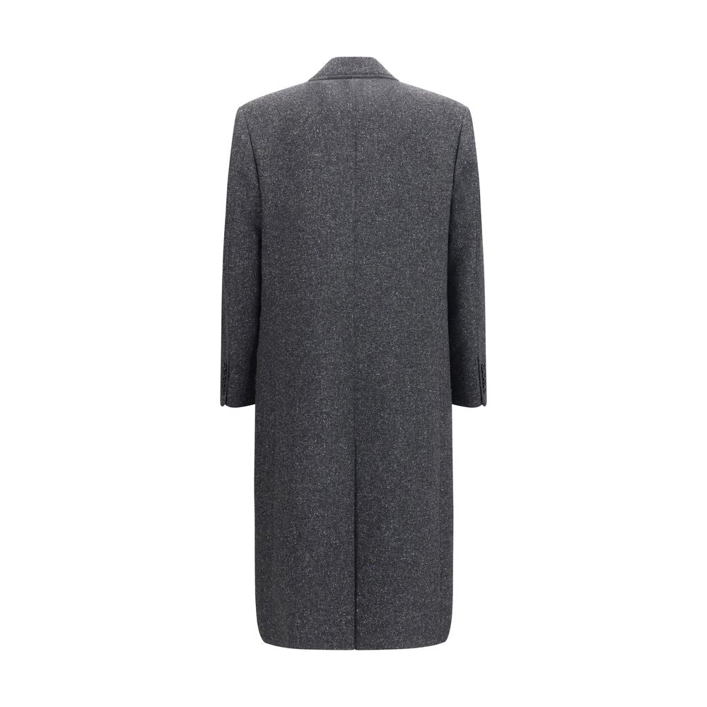 Valentino Garavani Gray Wool Oves Aries Coat
