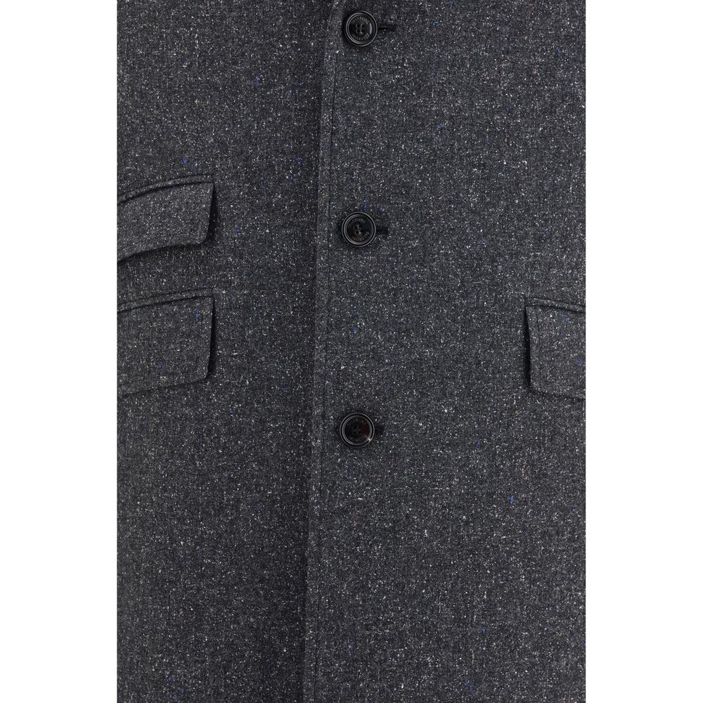 Valentino Garavani Gray Wool Oves Aries Coat